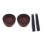 2 Sets Mini Chinesisches Essgeschirr Mit Essstäbchen Schwarz 1