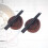 2 Sets Mini Chinesisches Essgeschirr Mit Essstäbchen Schwarz 10