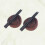 2 Sets Mini Chinesisches Essgeschirr Mit Essstäbchen Schwarz 6