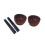2 Sets Mini Chinesisches Essgeschirr Mit Essstäbchen Schwarz 3