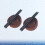 2 Sets Mini Chinesisches Essgeschirr Mit Essstäbchen Schwarz 4