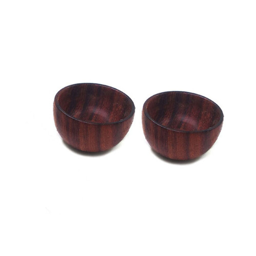2 Sets Mini Chinesisches Essgeschirr Mit Essstäbchen Schwarz 1