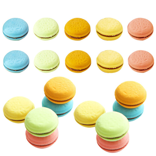 4 De Borracha Macaron Para Crianças Estudantes Material Escolar
