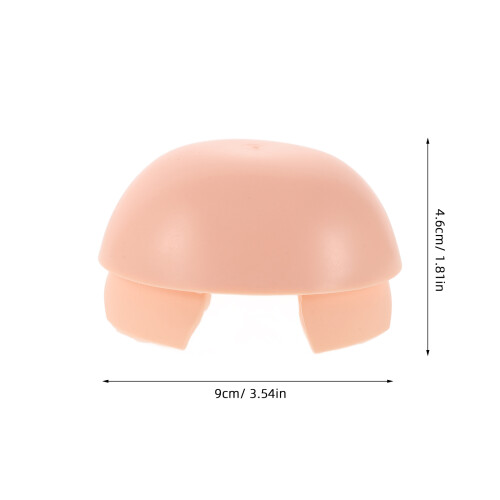 Material De Couro Cabeludo Artificial Para Bonecas Acessório Diy 2