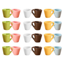 24Stk Puppenhaus Kaffeetassen Harz Mini Tassen Für Küchenaccessoires