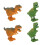 4 Stuks Plastic Speelgoed Creatief Klokwerksmodel 1