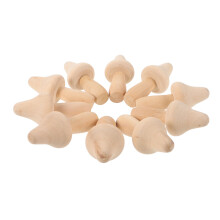10 Stuks Onafgewerkte Paddestoel DIY Knutsels