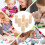 60 Stuks Peg Mini Mensen Onafgewerkte DIY Craft Figuren 10