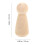 60 Stuks Peg Mini Mensen Onafgewerkte DIY Craft Figuren 4