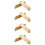 8 Unidades Tablas Mini Skateboard De Madera Para Fingerboard 10