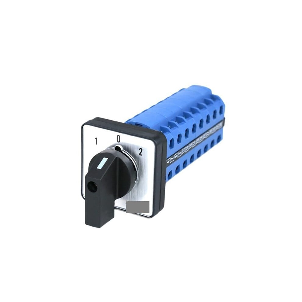 3Position Onoffon Rotary Changeover Cam Switches, 8Phase, 32 Terminals, 20A, 48X48mm Panel 9339159545348