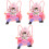 3St Duurzame Plastic Peking Opera Voor Decoratie 3