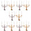10 Pièces Modèles De Chandeliers Miniatures Pour Maison 9