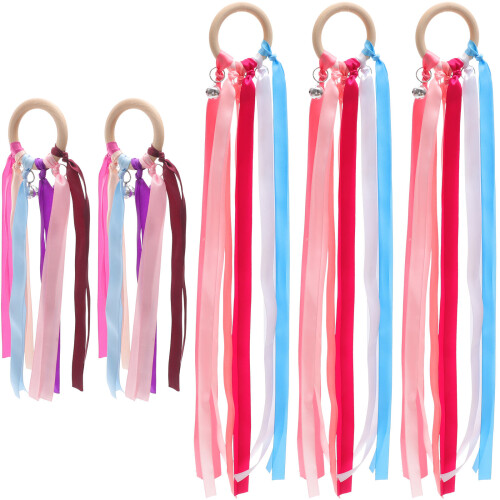 5Stk Regenbogenfarbene Handband Kite Mit Schellen Für Babys