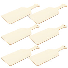 6Stk Mini Schneidebretter Für Kinder Unlackiert DIY Spielzeug