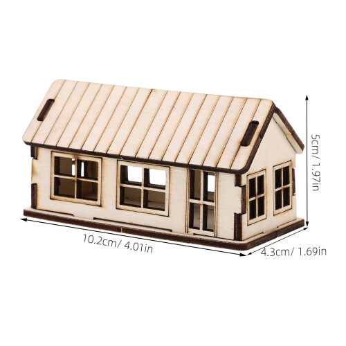 Huis Mini Diy Model Educatief Speelgoed Voor Kinderen 1