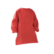 Une Pièce Tablier À Longues Pour Enfants Rouge M