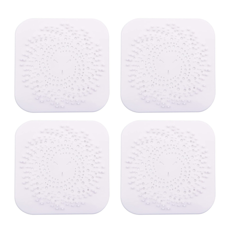 High-Quality Silicone Drain Catcher, Square Cover With Integrated Suction Cup For Secure Attachment, Ensures Easy Installation And Clog Prevention In 9060116777464