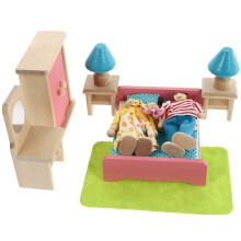 1 Set Kinder Rollenspiel Spielzeug Mini Schlafzimmer