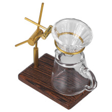 1 Set Miniaturpuppenhaus Pour-Over Kaffeeständer