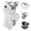 Wolf Handpop Interactief Speelgoed Gewaxt Dier 4