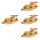 4Stk Holz Kanu Modell Kleines Boot Desktop 8