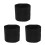 3Stk Schwarze Baseball Handschuhbänder Strapazierfähigem Nylon 7