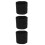 3Stk Schwarze Baseball Handschuhbänder Strapazierfähigem Nylon 5