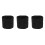 3Stk Schwarze Baseball Handschuhbänder Strapazierfähigem Nylon 6