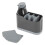 LIVIVO Sink Caddy with Soap Dispenser - Black 1