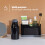 LIVIVO Sink Caddy with Soap Dispenser - Black 2