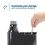 LIVIVO Sink Caddy with Soap Dispenser - Black 3