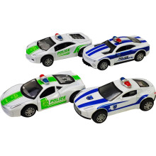 4 Stuks Simulatie Terugtrek Mini Politieauto Speelgoed Voor Kinderen