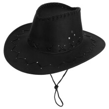 Polyester Cowboy Für Verkleidung Und Partys Schwarz