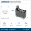 LIVIVO Sink Caddy with Soap Dispenser - Black 8