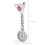 Pocket Draagbare Accessoires Vrouwen Digitaal Vintage Wit 7