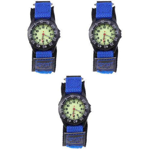 3St Nylon Kinderhorloge Waterdicht Quartz Jongens 2