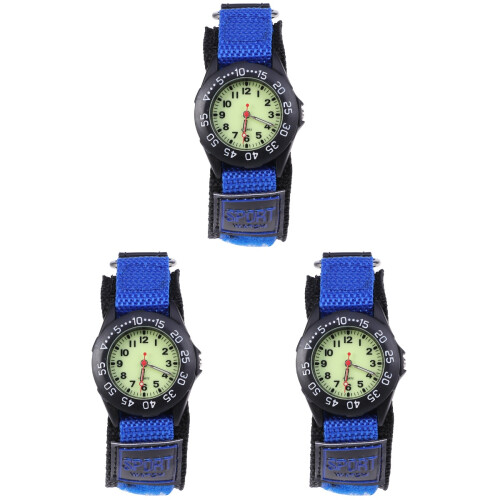 3St Nylon Kinderhorloge Waterdicht Quartz Jongens 1