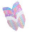 5St Stoffen Elfenvleugels Diverse Kleuren Props 6