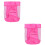2Stk Faltbare Kinder Strand Rucksack Pink 6