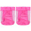 2Stk Faltbare Kinder Strand Rucksack Pink 2