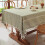 Decorationative Cotton Linen Tablecloth Strips-Yellow B 6