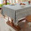 Decorationative Cotton Linen Tablecloth Strips-Yellow B 7