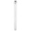 Barra de extensão para chuveiro em aço inoxidável, design elegante com superfície lisa, tubo de elevação de 15 cm (6 polegadas) com 2