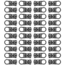 100 Stuks Legering Armband Sluiting Leer Band Sieraden