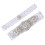 4Stk Strumpfband Set Weiß Elastisch Mit Glitzernden 2