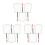 9 Witte Handventilator DIY Schilderen Ambachten Kalligrafie 6