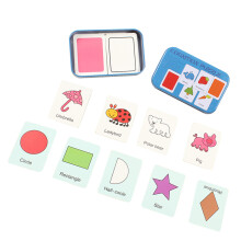 1 Set 32-Delig Kinderen Geletterdheid Puzzelbord Blikken Doos