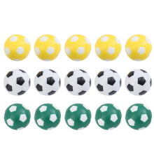 15 Tafelvoetbal Vervangingsballen Mini Spelbal Willekeurige Kleur