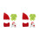 2 Sets Kerstpopkleding Santa Outfit Voor 1 2 3 4